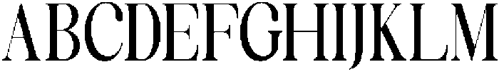 Celima Semi Bold Ultra Condensed otf (600) Font UPPERCASE