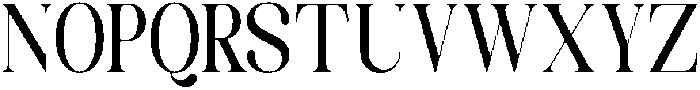 Celima Semi Bold Ultra Condensed otf (600) Font UPPERCASE