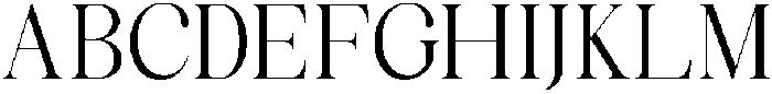 Celima Semi Condensed otf (400) Font UPPERCASE