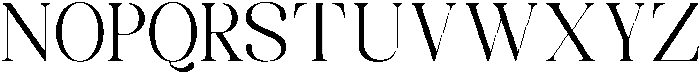 Celima Semi Condensed otf (400) Font UPPERCASE