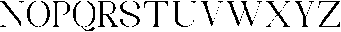 Celima Semi Expanded otf (400) Font UPPERCASE