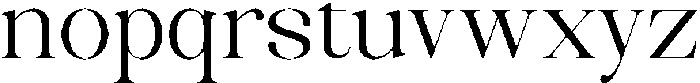 Celima Semi Expanded otf (400) Font LOWERCASE
