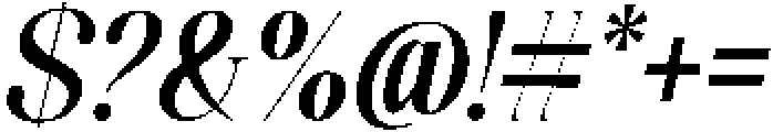 Celima SemiBold ExtraCondensed Italic otf (600) Font OTHER CHARS
