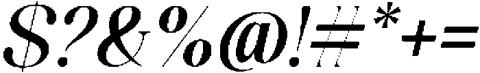 Celima SemiBold SemiCondensed Italic otf (600) Font OTHER CHARS