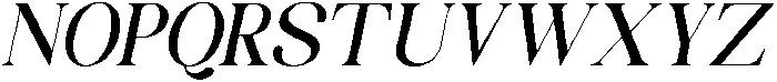 Celima SemiBold SemiCondensed Italic otf (600) Font UPPERCASE
