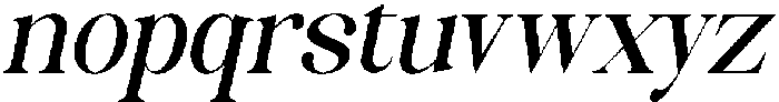 Celima SemiBold SemiCondensed Italic otf (600) Font LOWERCASE