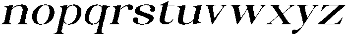 Celima SemiBold UltraExpanded Italic otf (600) Font LOWERCASE