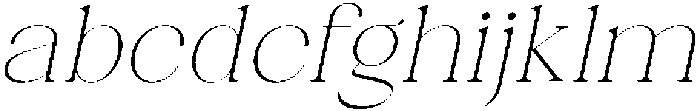Celima Thin Expanded Slanted otf (100) FONT