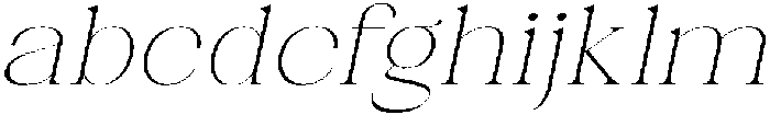 Celima Thin Extra Expanded Slanted otf (100) FONT