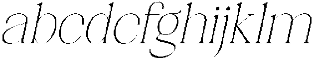 Celima Thin Semi Condensed Slanted otf (100) FONT