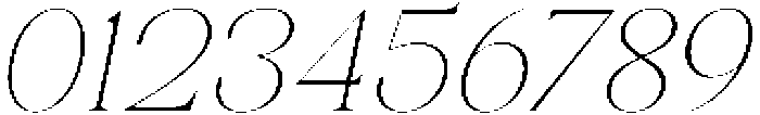 Celima Thin Semi Expanded Slanted otf (100) Font OTHER CHARS