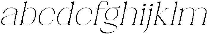 Celima Thin Semi Expanded Slanted otf (100) FONT