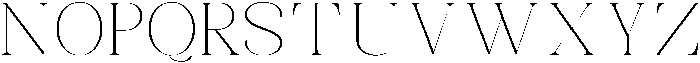 Celima Thin Semi Expanded otf (100) Font UPPERCASE