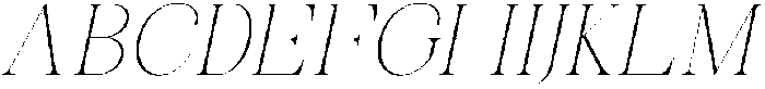 Celima Thin Slanted otf (100) Font