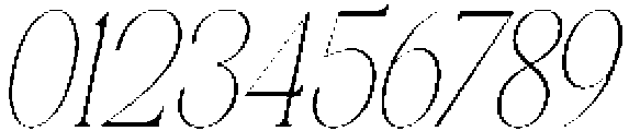 Celima Thin Ultra Condensed Slanted otf (100) Font OTHER CHARS
