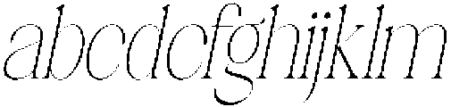 Celima Thin Ultra Condensed Slanted otf (100) FONT