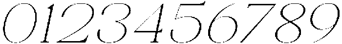 Celima Thin Ultra Expanded Slanted otf (100) Font OTHER CHARS