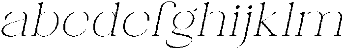 Celima Thin Ultra Expanded Slanted otf (100) FONT