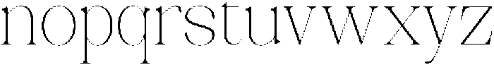 Celima Thin otf (100) Font LOWERCASE