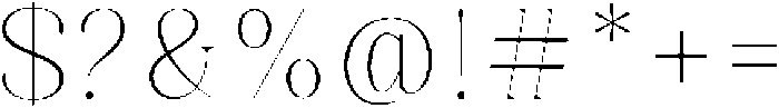 Celima Variable Thin ttf (100) Font OTHER CHARS