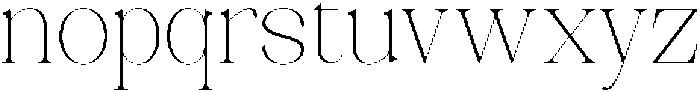 Celima Variable Thin ttf (100) Font LOWERCASE