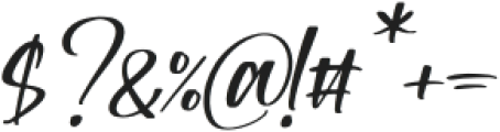 Cellarabel Italic otf (400) Font OTHER CHARS