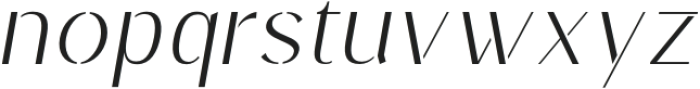 Cellga Italic otf (400) Font LOWERCASE