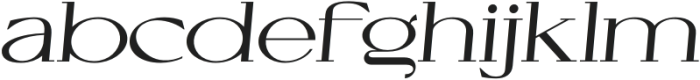 Cellofy Expanded Italic otf (400) Font LOWERCASE
