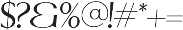 Cellofy Extra Expanded Italic otf (400) Font OTHER CHARS