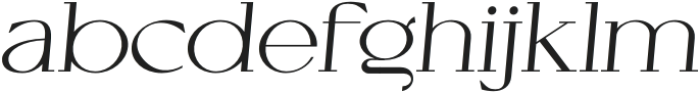 Cellofy Extra Light Semi Expanded Italic otf (200) Font LOWERCASE