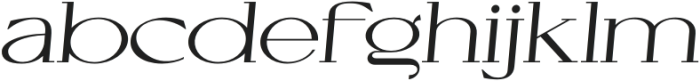 Cellofy Light Expanded Italic otf (300) Font LOWERCASE