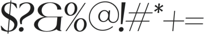 Cellofy Medium Expanded Italic otf (500) Font OTHER CHARS