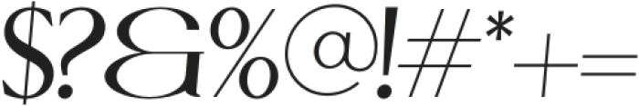 Cellofy Medium Extra Expanded Italic otf (500) Font OTHER CHARS