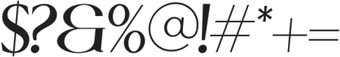 Cellofy Semi Bold Expanded Italic otf (600) Font OTHER CHARS
