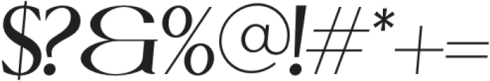 Cellofy Semi Bold Extra Expanded Italic otf (600) Font OTHER CHARS
