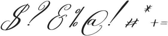 Celtaniya Bioffany Italic otf (400) Font OTHER CHARS