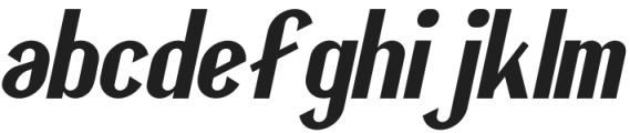 Cemanni Italic otf (400) Font LOWERCASE