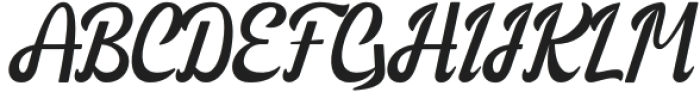 Cendatte Italic otf (400) Font UPPERCASE