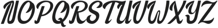 Cendatte Italic otf (400) Font UPPERCASE
