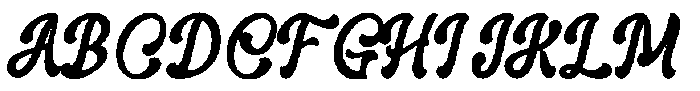 Cendrya Regular otf (400) Font UPPERCASE
