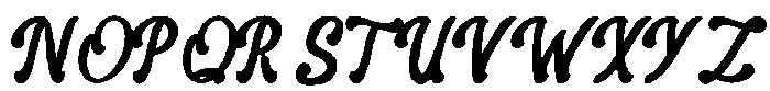 Cendrya Regular otf (400) Font UPPERCASE