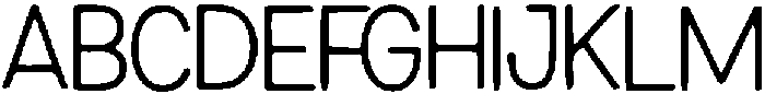 Cene ttf (400) Font UPPERCASE
