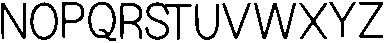 Cene ttf (400) Font LOWERCASE