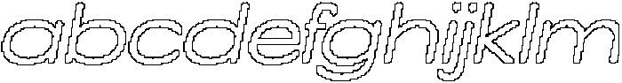 Cenios Rounded Pixel Outline otf (400) FONT
