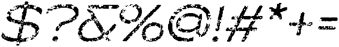 Cenios Rounded Stamp Italic otf (400) Font OTHER CHARS