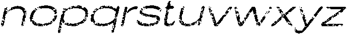 Cenios Rounded Stamp Italic otf (400) Font LOWERCASE