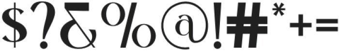 Cenosa Regular otf (400) Font OTHER CHARS