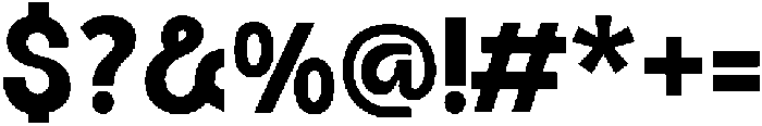Cenova Regular otf (400) Font OTHER CHARS