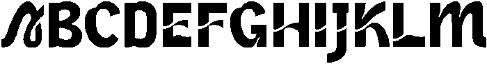 Cenova Regular otf (400) Font UPPERCASE