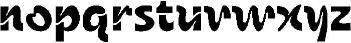 Cenova Regular otf (400) Font LOWERCASE